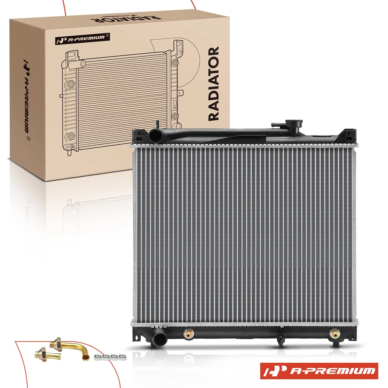 Radiator with Transmission Oil Cooler for Suzuki Grand Vitara (1999–2001)
