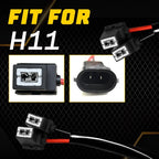 H11 to H1 Fog Light Bulb Adapter Socket Harness for