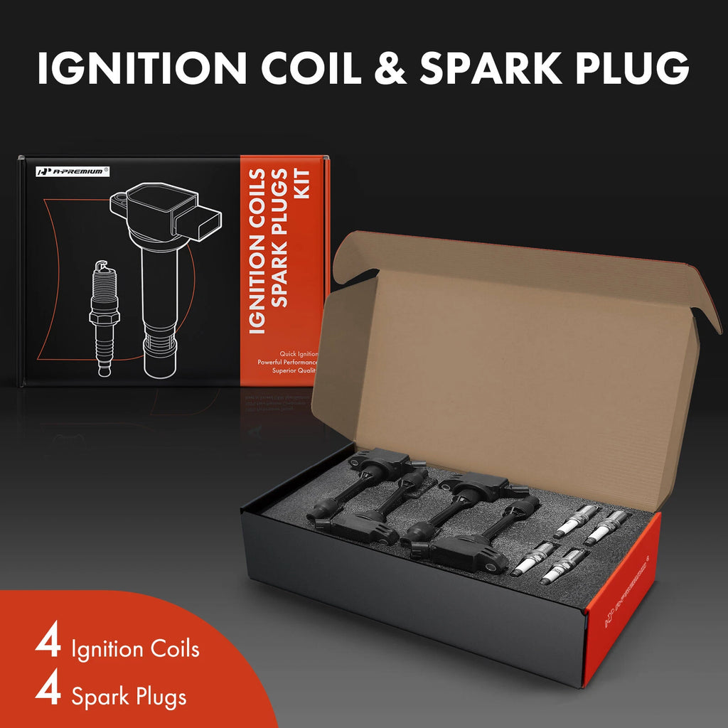 Ignition Coil and Iridium Spark Plug for Toyota Camry RAV4 Corolla (1997–2022)