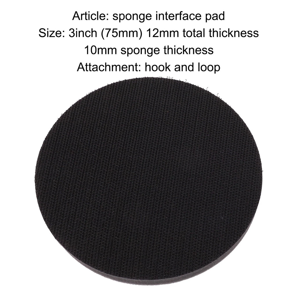 2X Sponge Protection Backing Discs for Sander Parts Polishing