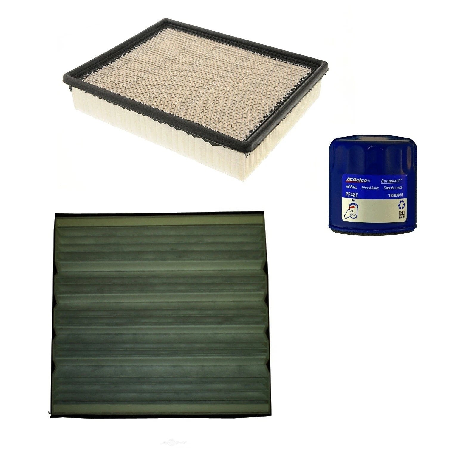 Engine Oil & Air Cabin Filter Kit for Chevy Escalade 6.0L V8 (2002–2020)