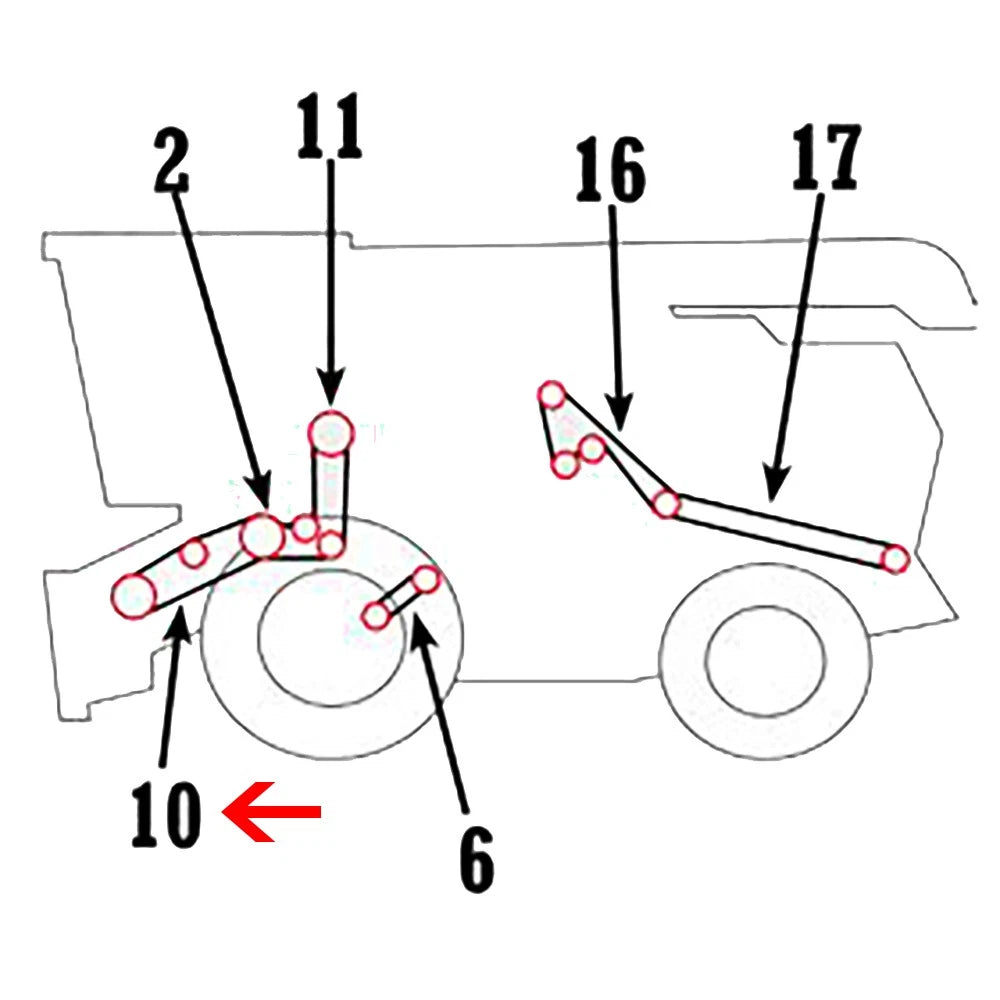 Feeder House Belt for John Deere 9550 9560 9660 9650 (1995–2007)