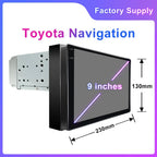 9" Wireless CarPlay Android Auto Head Unit for Toyota Hiace (2019-2024)