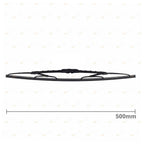 Front Pair Eco Wiper Blades for Mazda MX6 GE (1991-1997)