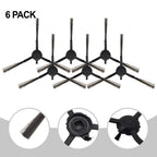 6 Replacement Side Brushes for Homerum Vacuums
