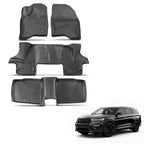 Set of 2 3D Floor Liners Mats for Ford Explorer (2017–2019)