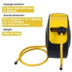 Retractable Air Hose Reel for Hybrid Air Hose 5/16 IN x 33 FT