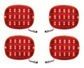 LED Brake Tail Light Lenses Replacement for Chevy Corvette C4 (1990–1996)