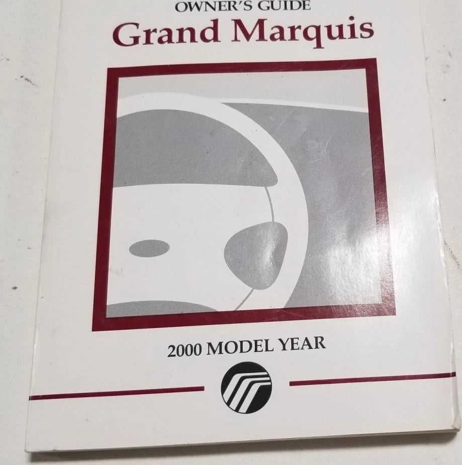 Owners Manual Inserts with Case for Mercury Grand Marquis (2000)