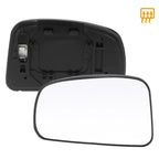 Driver Side Heated Mirror Glass with Backing Plate for Nissan Tiida (2007–2012)