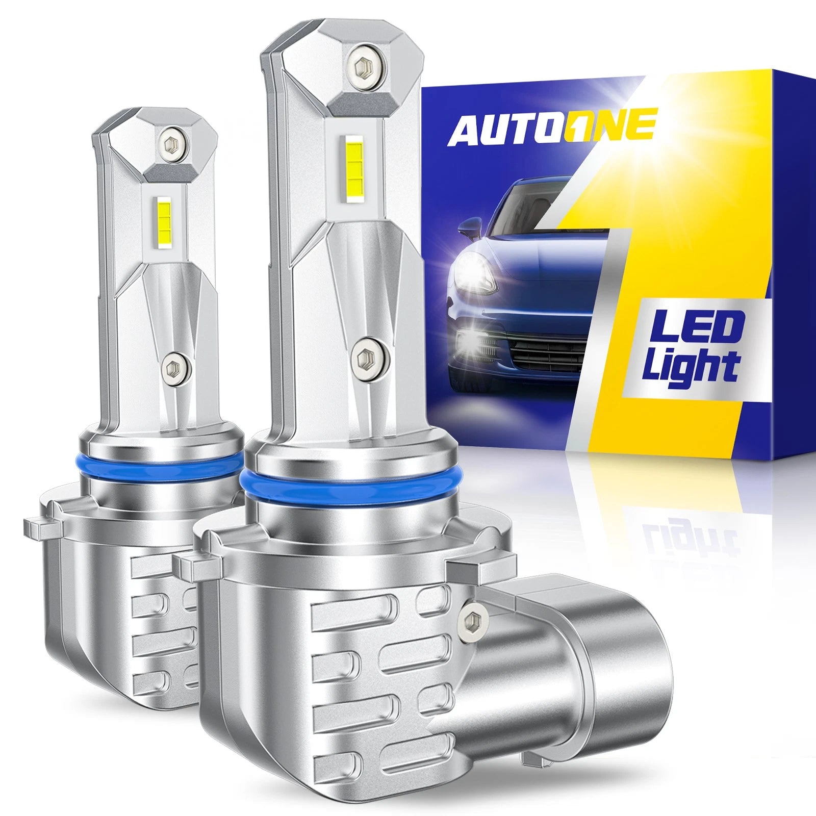 CANBUS 9145 H10 LED Fog Light Bulbs Set of 2 (120W 30000LM 6500K)