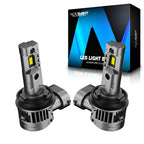 2X H11 LED Headlight Bulbs for NOVSIGHT (6500K, 24000LM, 100W)
