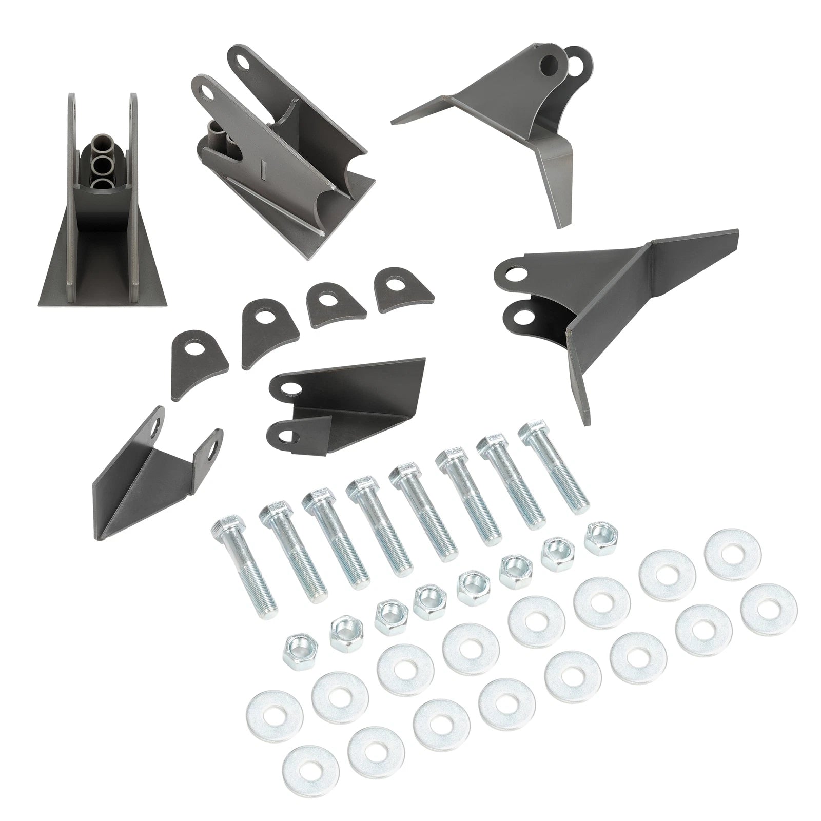 3.25” Axle Weld On Air Ride Suspension Triangulated 4 Link Brackets