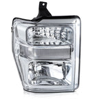 Set of 2 Headlight Assemblies for Ford F-250 F-350 F-450 F-550 (2008–2010)