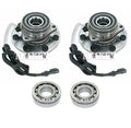 Front & Rear Wheel Bearings & Hubs Kit for Ford F-150 4WD (2000)