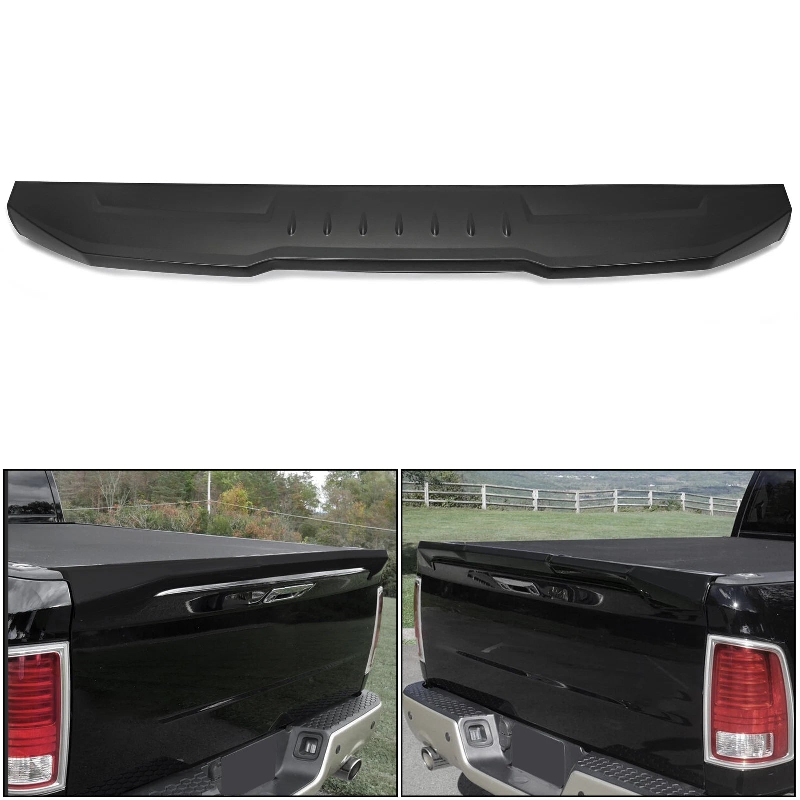 Rear Tailgate Spoiler for Dodge Ram 1500 Classic 2500 (2009–2021) CH06A16