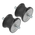 2X Automatic Transmission Mounts for BMW 325is (1992–1995) Rubber Black
