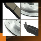 Brake Rotors and Pads Set for Chrysler Aspen (2007-2009)