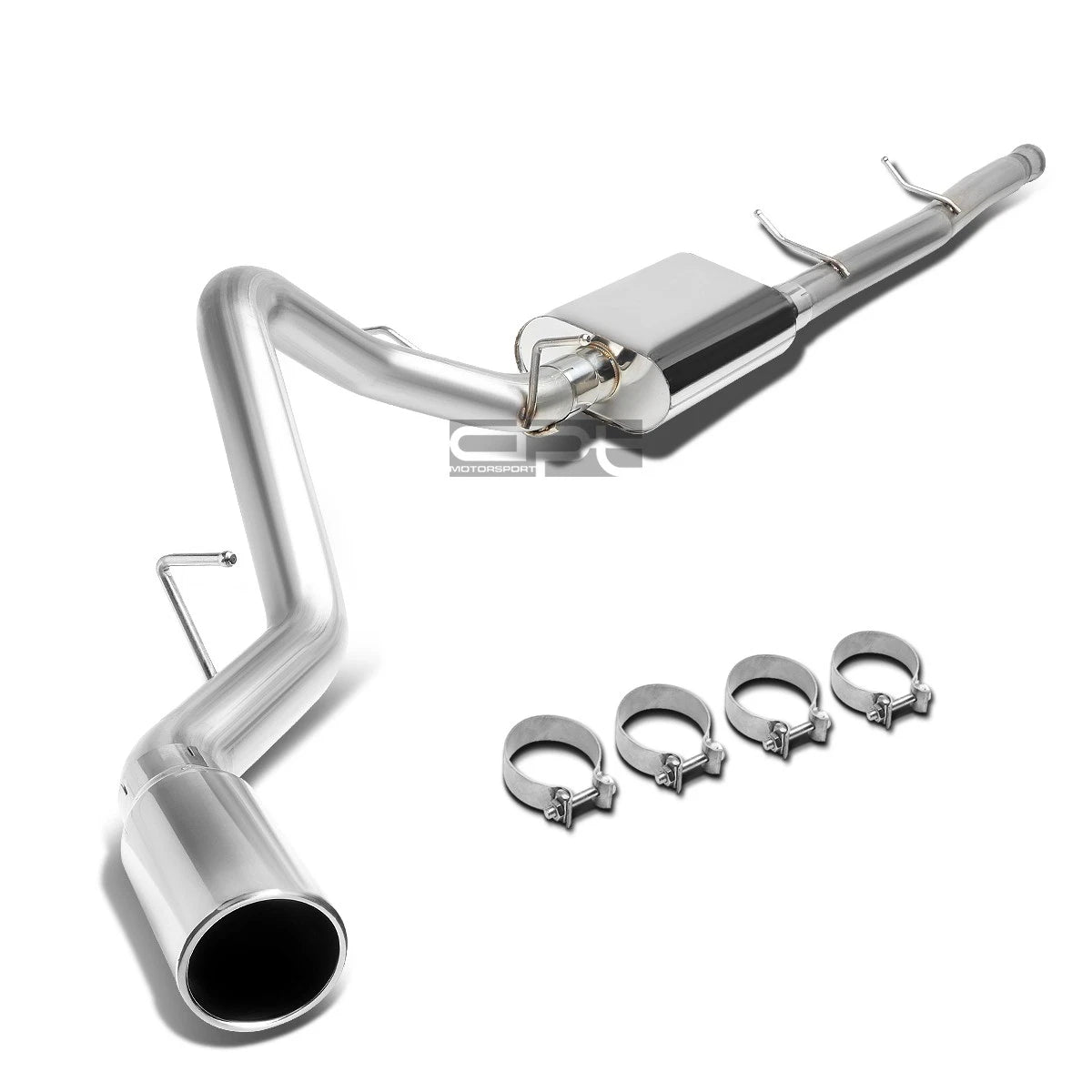 Catback Exhaust for Silverado Sierra 1500 Crew Extended Cab (2007–2013)