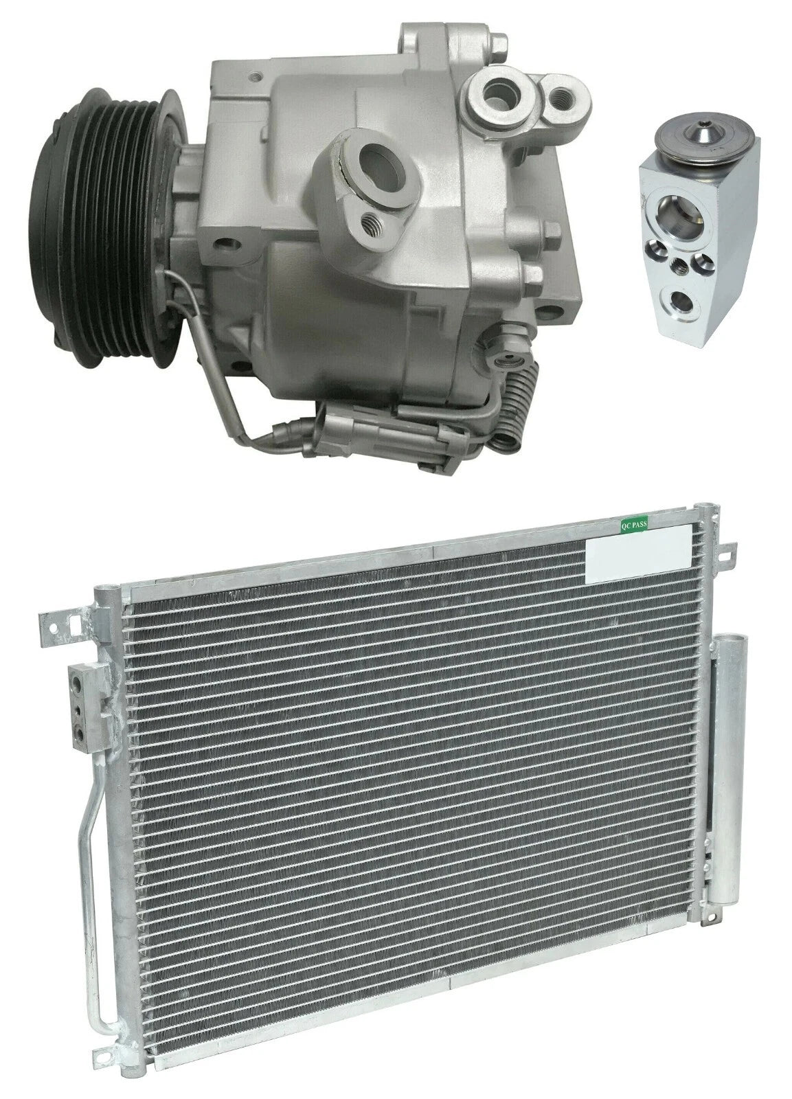 AC Compressor Kit With Condenser for Chevy Sonic 1.6L 1.8L (2014–2019)
