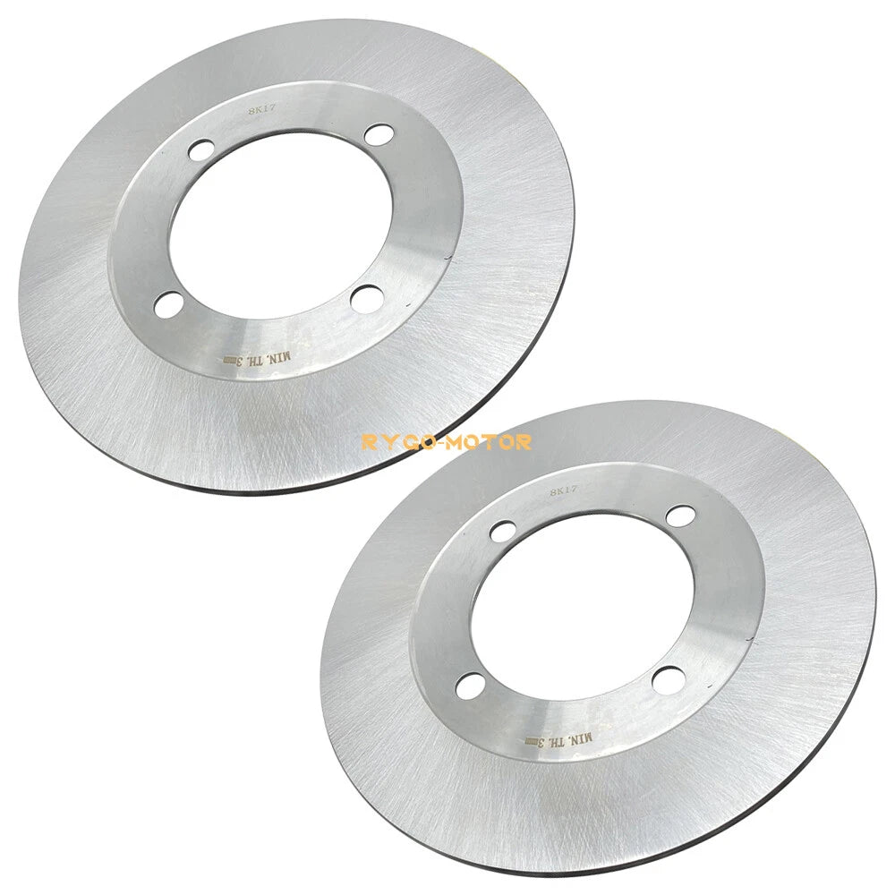 2X Front Brake Disc Rotor for Suzuki Eiger 400 King Quad 400 (2002–2007)