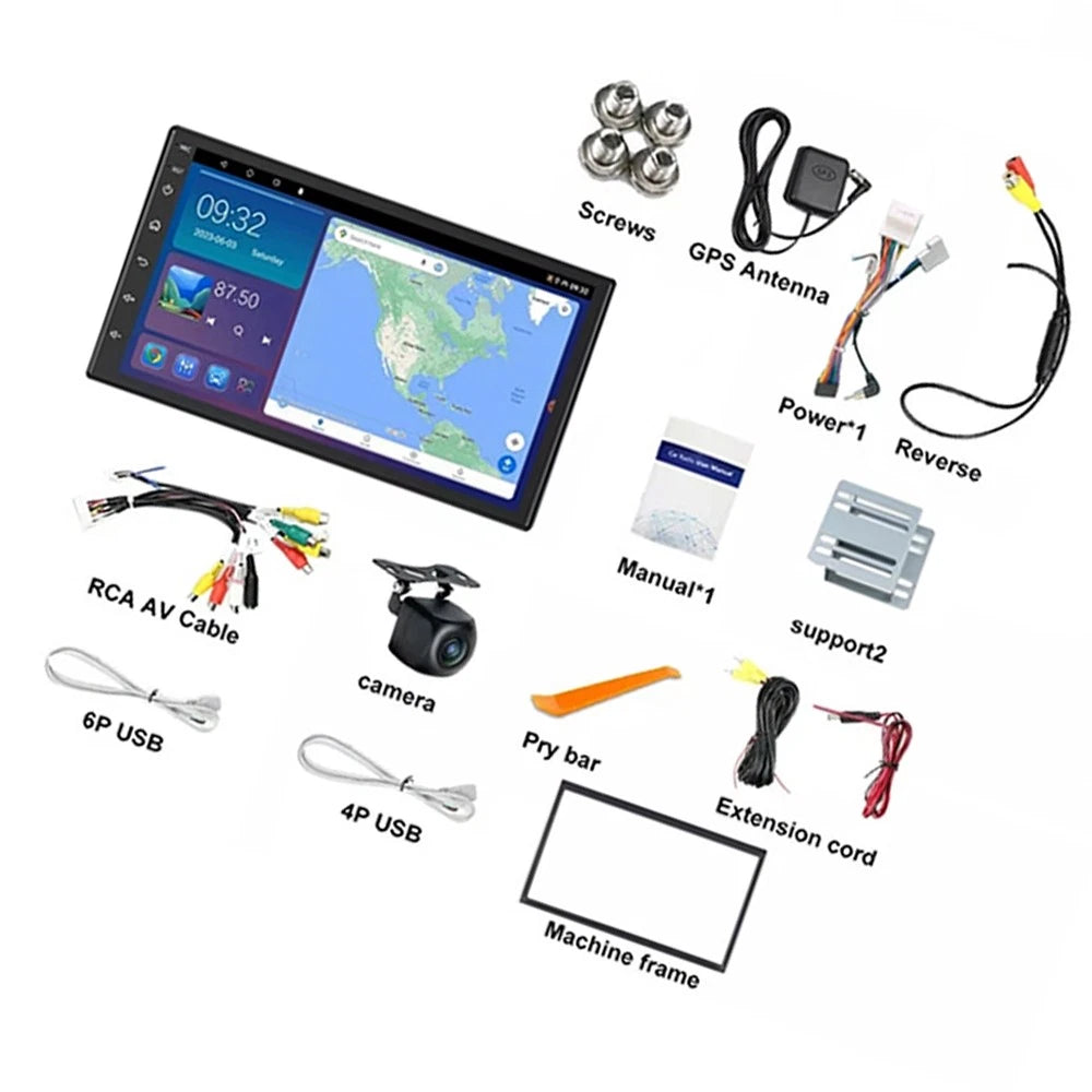 7 Inch Wireless CarPlay Android Auto Head Unit for Nissan Dualis J10 (2007–2014)
