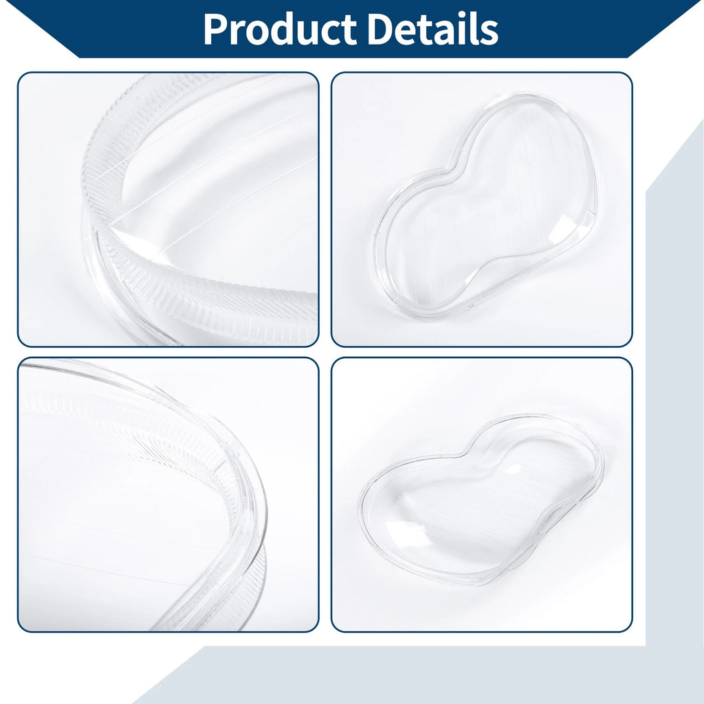 1 Pc Front Left Headlight Lens Cover for Mercedes-Benz (2003–2009) No. 2038203161 Clear