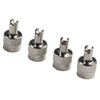 8 Piece Car Valve Key and Cap Bundle for