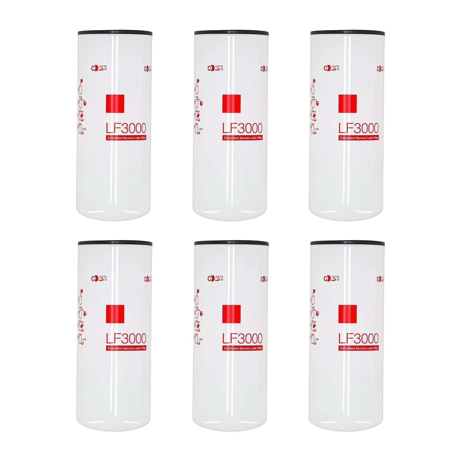 Heavy Duty Oil Filter Kit for Cummins NTA 855 M11 Diesel Engine (2010–2020)