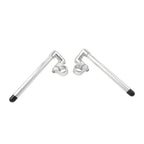 35MM 7/8" Clip-On Handlebar for Universal Cafe Racer - Silver