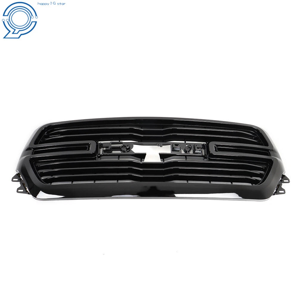Front Mesh Upper Grille for Dodge Ram 1500 (2019–2023) Gloss Black