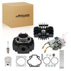 Complete Cylinder Piston Carburetor Kit for Yamaha PW50 (1981–2009)