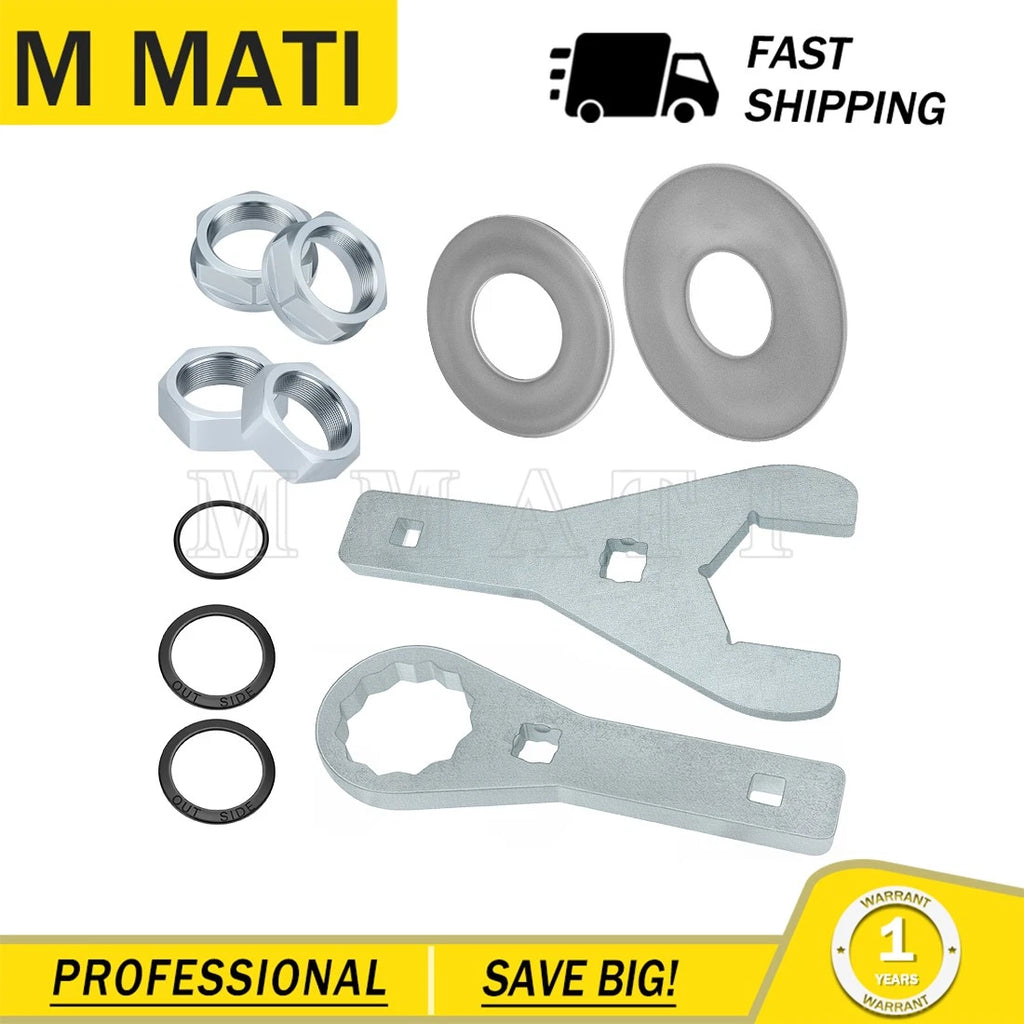 Set of 2 Rear Axle Nut Wrench Tool & Washer Kit for Honda TRX420 (2007–2013)