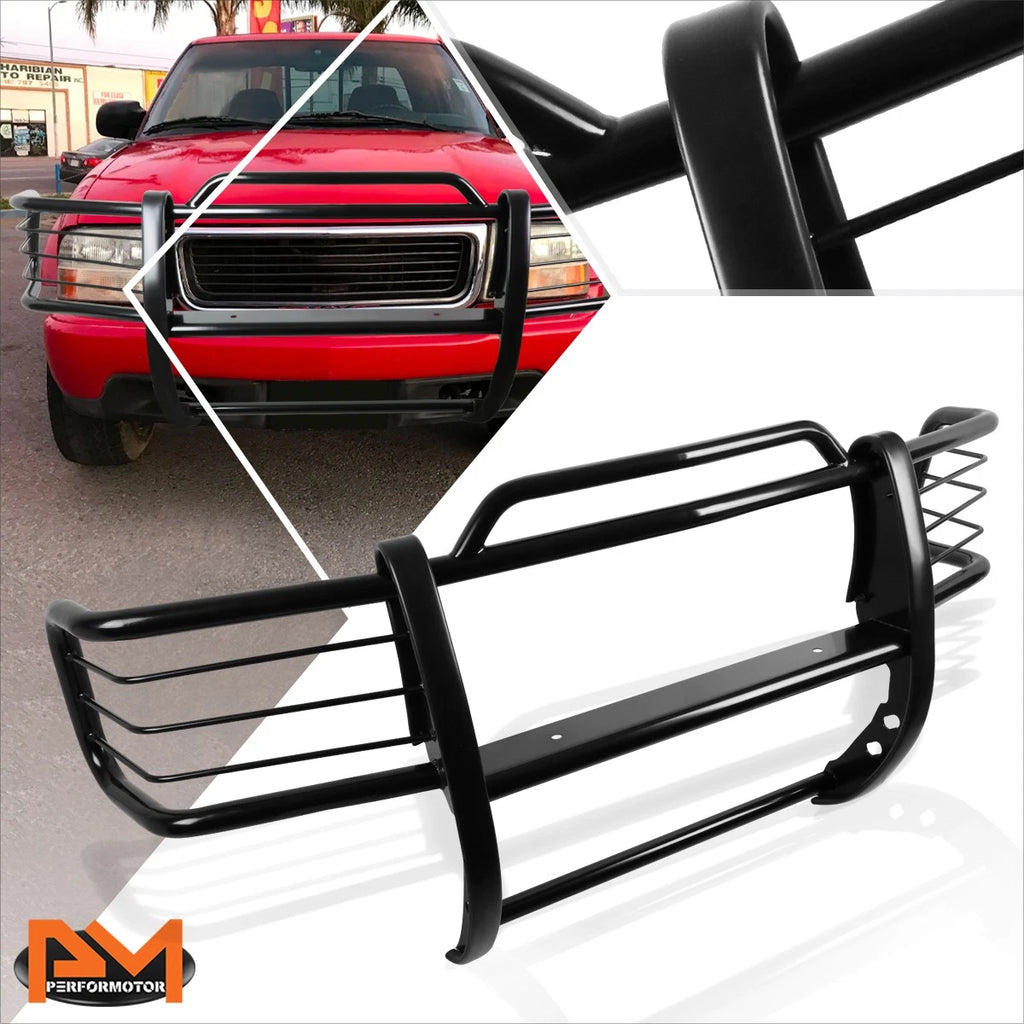 Front Bumper Brush Grill Guard Protector for Chevy Blazer/GMC Sonoma (1998–2004)
