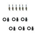 Set of 6 Bosch Platinum Spark Plugs & Denso Ignition Coil Boot Kit for Camry 3.3L V6 (2002–2006)