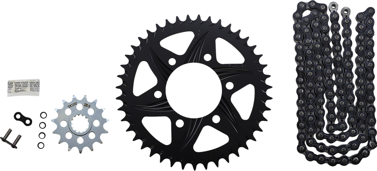 Vortex Chain and Sprocket Kit for Kawasaki Ninja ZX-6R (CK4212)