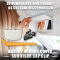 Set of 1 Makeup Mirror Cover Sun Visor Cap Clip for Ford Edge (2015–2023)