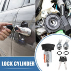 Door Cylinder Ignition Switch Lock Cylinder with Key for Ford F-150 