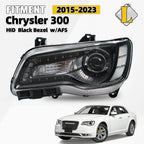 HID/Xenon Headlight for Chrysler 300 (2015–2023) Adaptive Black Driver Left