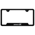 Black Cut-Out License Plate Frame - Officially Licensed for Nissan 350Z