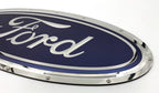 Blue Ford Oval Logo Emblem Metal Sign with Rivets for Ford (2011–2024)