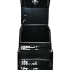 Aluminum Tool Box with Saddle Step for Semi Truck (28"x25"x24")