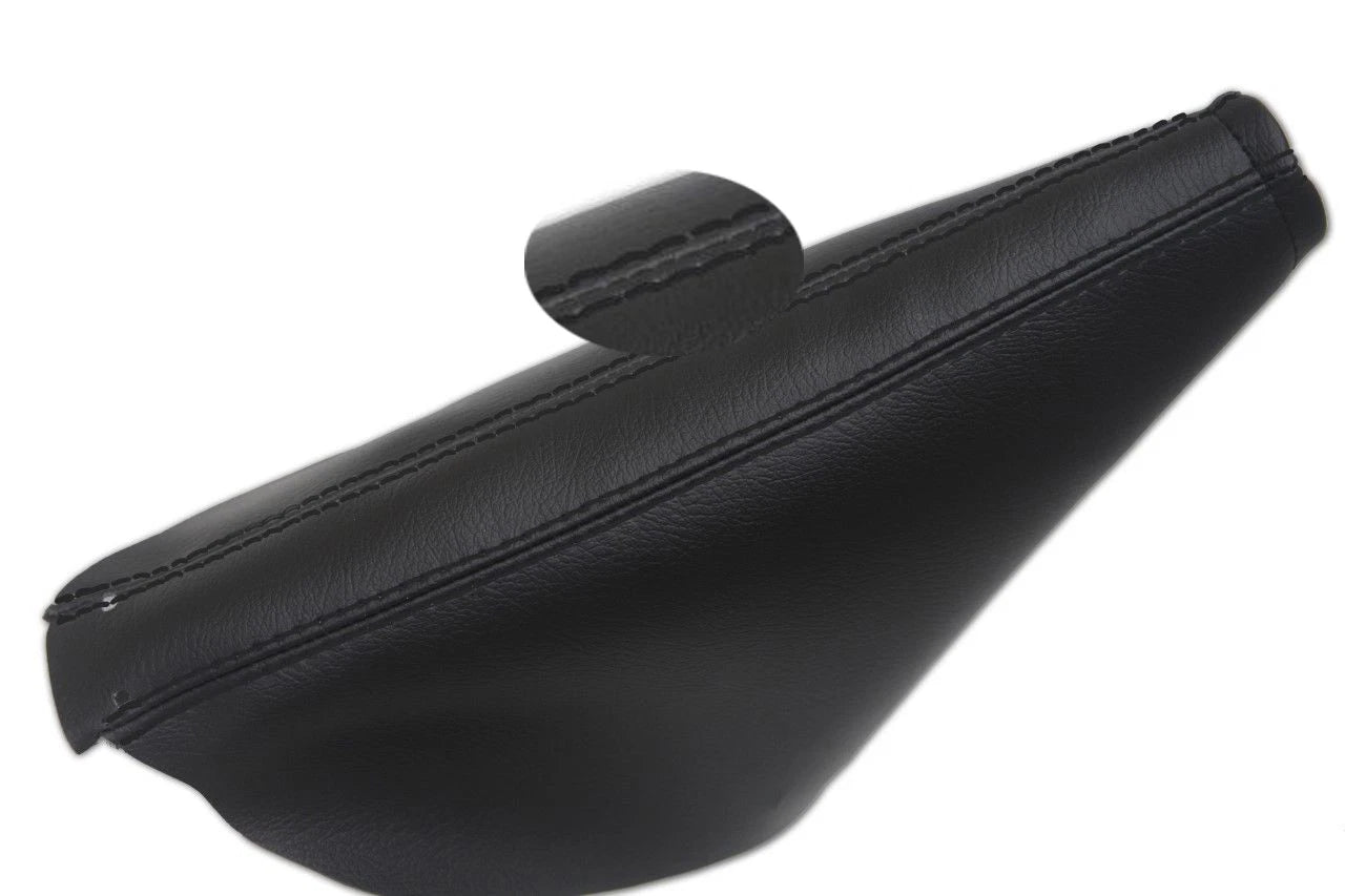 E Brake Boot Cover for Ford Mustang (2005–2009) Black Leather Stitch