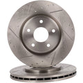 Front Brake Disc Rotors Vented for Volkswagen Routan, Dodge Journey (2012–2013)