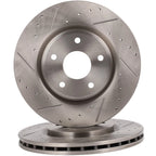 Front Brake Disc Rotors Vented for Volkswagen Routan, Dodge Journey (2012–2013)