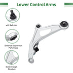 Set of 6 Front Suspension Lower Control Arms for Nissan Pathfinder (2013–2019)