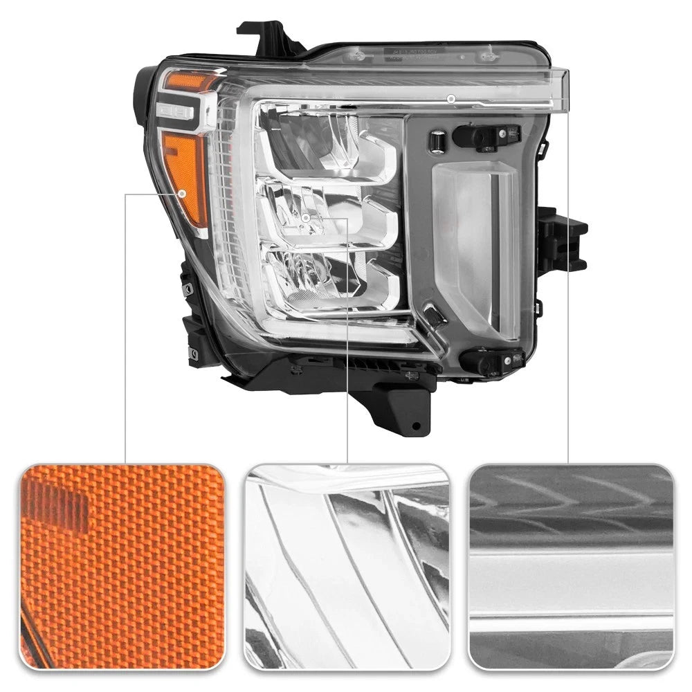 LED Headlight Assembly for GMC Sierra 2500 HD (2020–2023) Right Side