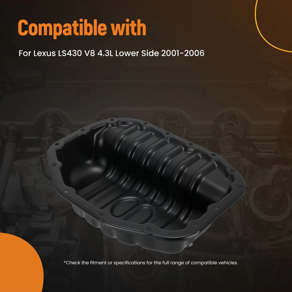 Lower Engine Oil Pan for Lexus LS430 (2001-2006) Steel