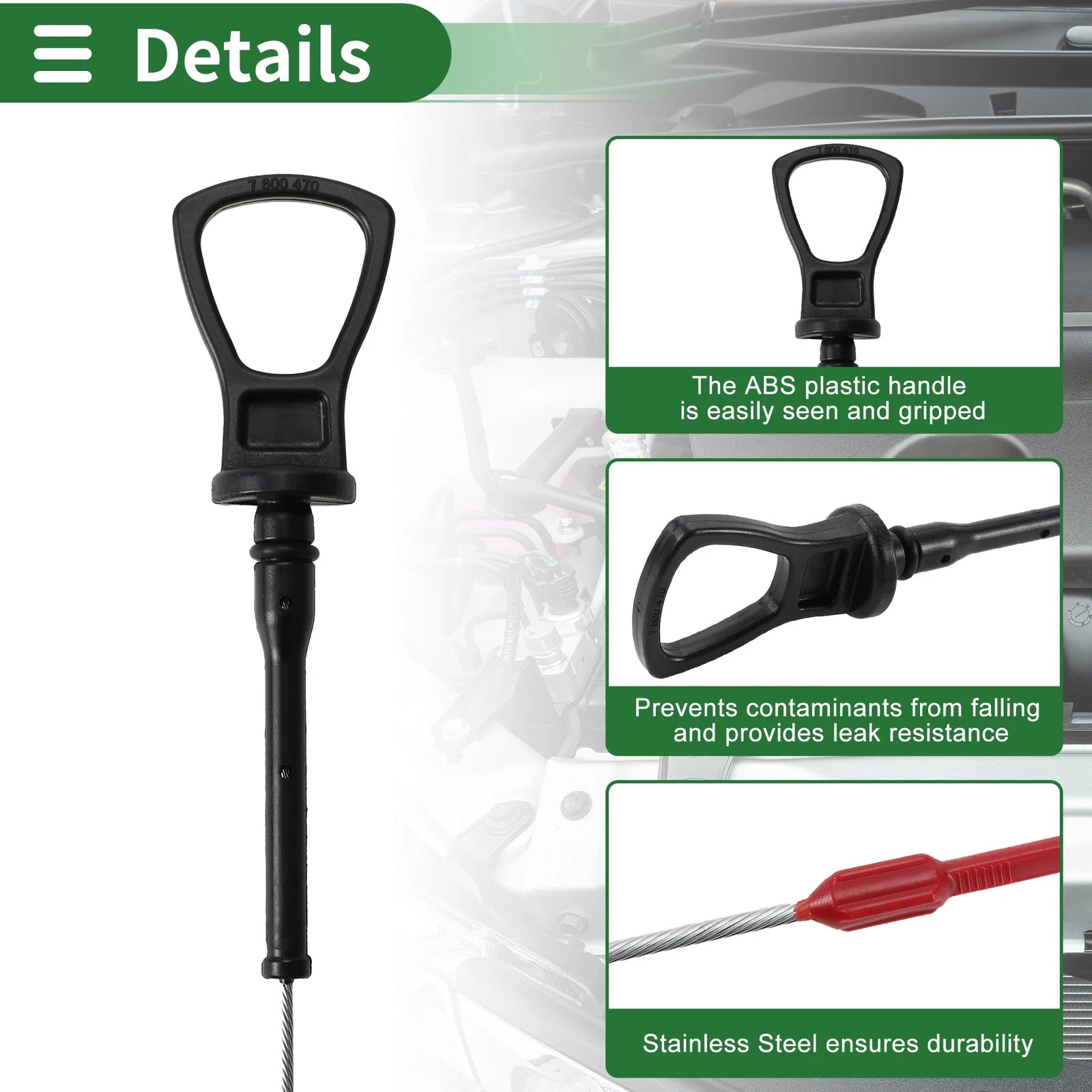 Engine Oil Dipstick No. 11437600470 for BMW 1 Series (2010–2015)