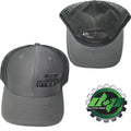 Ford Powerstroke Hat Charcoal Gray Black Mesh Snapback